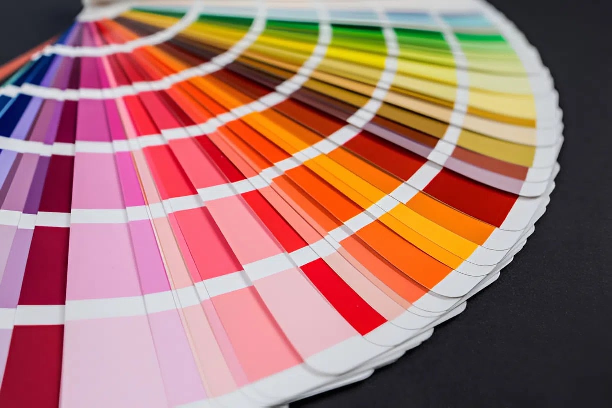 Color swatches that match the upcoming trends of 2026 by a painting company in Ashland, MA